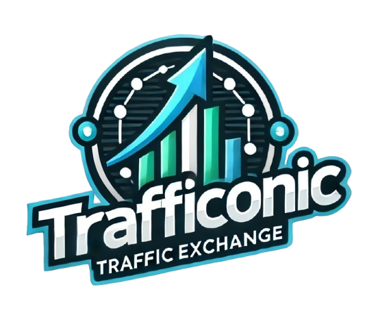 Trafficonic logo - free website traffic exchange platform.